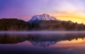 Trinity Table - Mt Shasta sunrise